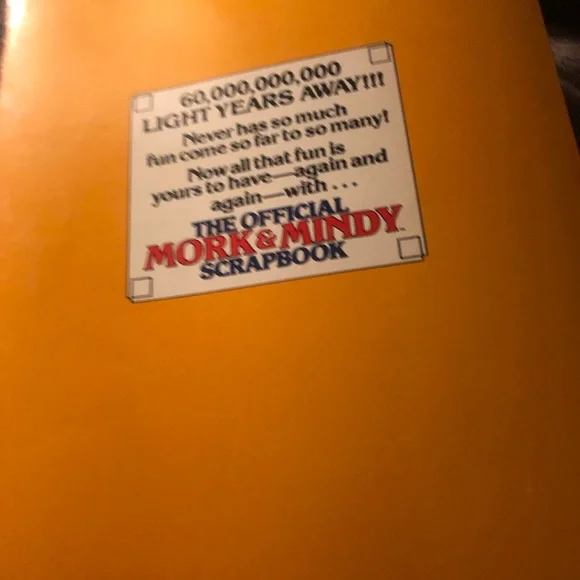 Mork & Mindy Official Scrapbook- 155A $8 or 🦋 - Picture 3 of 5